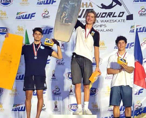 Campionati Mondiali 2022 Cable Wakeboard premiazione