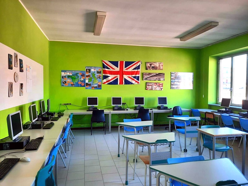 Aula laboratorio Inglese