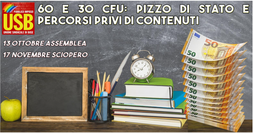 USB Scuola 60 e 30 CFU