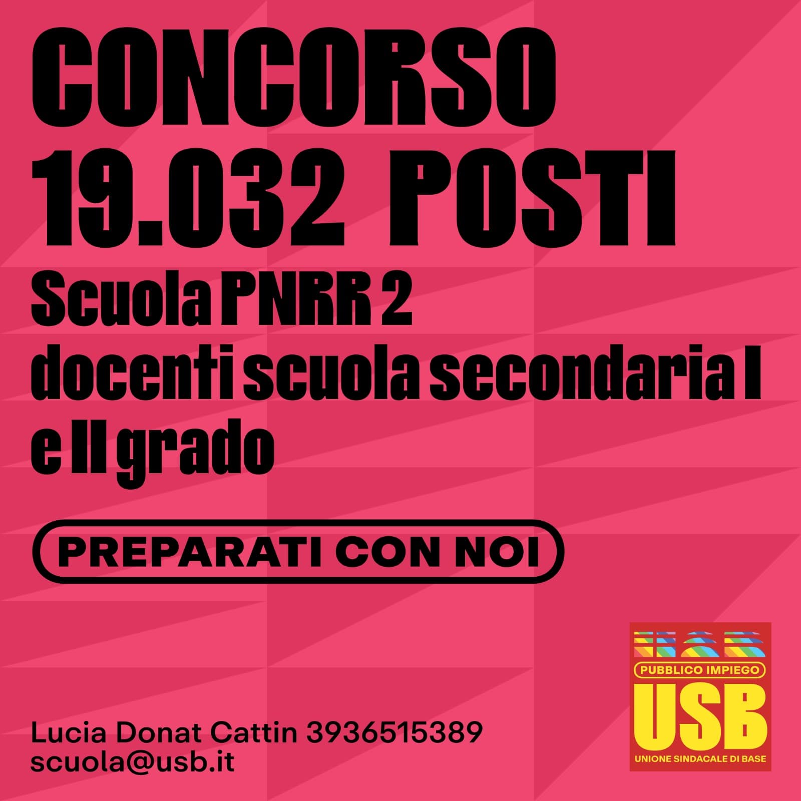 Preparazione concorso PNRR2. USB Scuola.